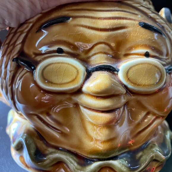 Adorable Vintage Old Lady Granny Ceramic Porcelain Teapot-Made in Japan - Picture 5 of 10